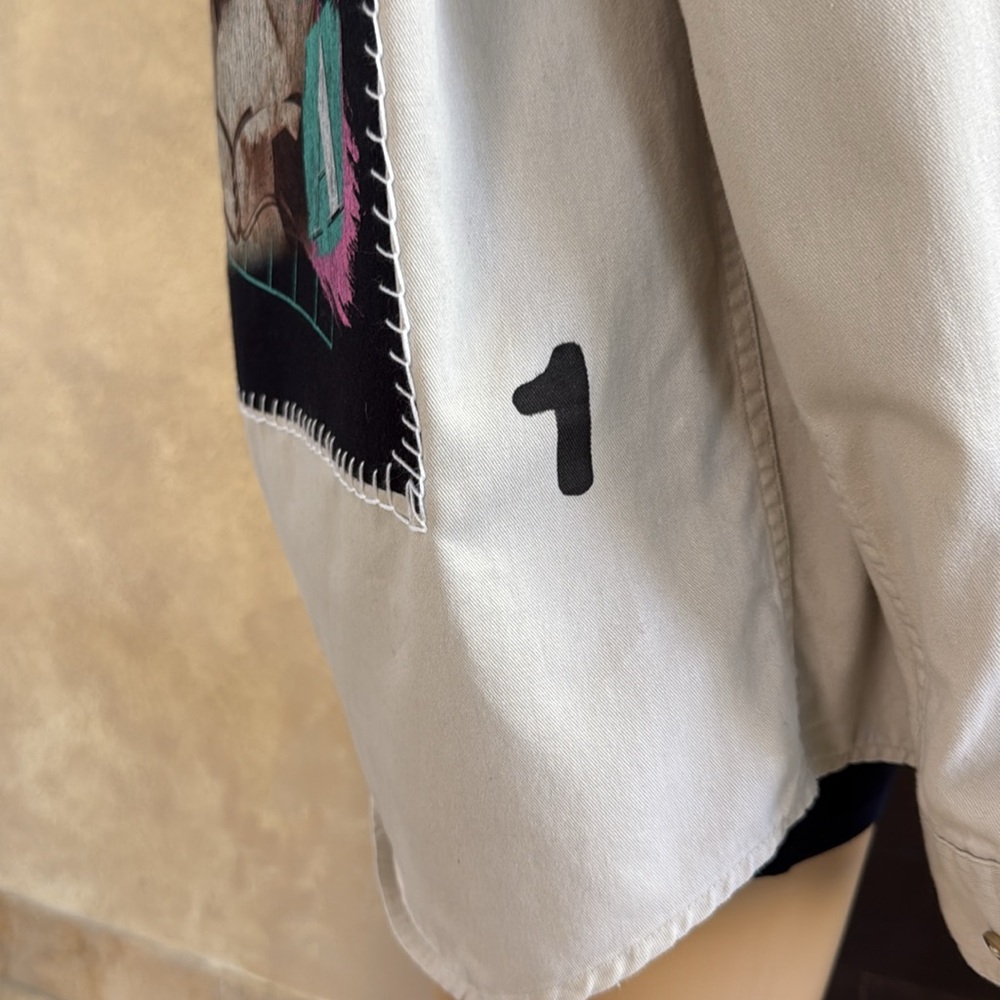 Upcycled Reba Shacket Small - Picture 4 of 7